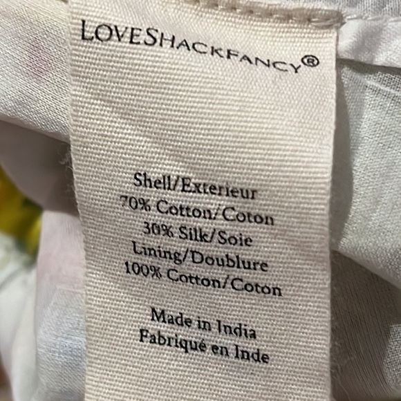 LoveShack Fancy Brynlee Skirt Rainbow Skies floral silk blend NWT - Picture 9 of 13